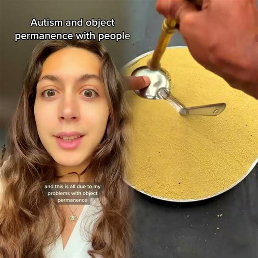 Lacking object perminince as an autistic person