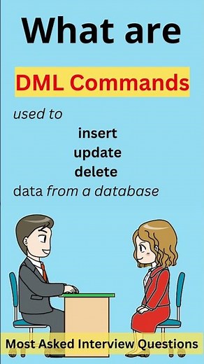 What are DML commands in SQL ? | INSERT, UPDATE, DELETE | Data Manipulation Language