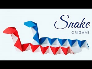 🐍 Origami SNAKE (Keiji Kitamura)