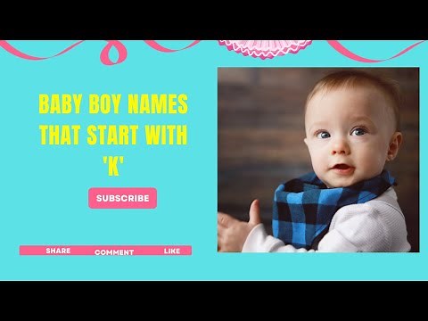 Baby Boy Names that start with K With Meaning