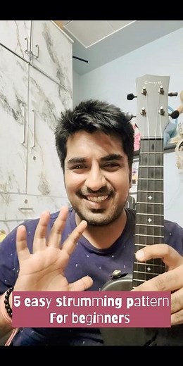 Ukulele For Beginners | 5 easy strumming Patterns | Tutorial