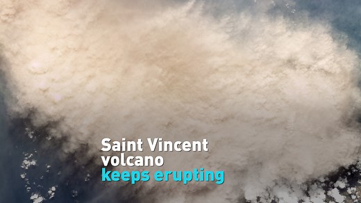 3.4K views · 29 reactions | Scientists are warning that the volcano near Kingstown in Saint Vincent and the Grenadines could continue to erupt for weeks. The volcano has been dormant for decades, but had two massive explosive events which could prove to be hugely destructive to communities close to the volcano. Take a look. | CGTN America | Facebook