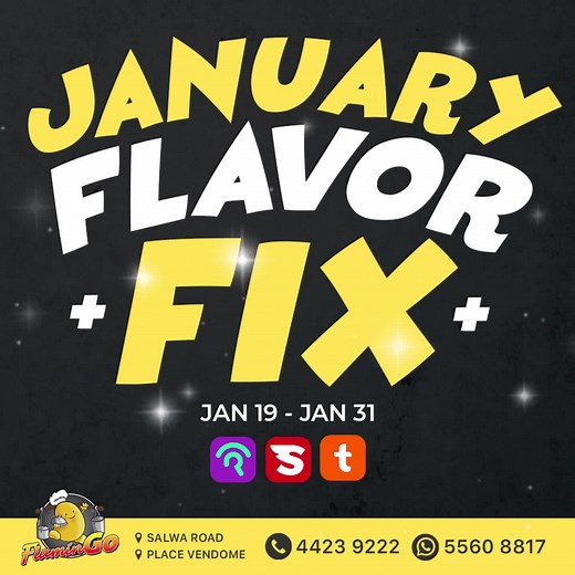 ‏Flavor cravings? Fix it this January with FlaminGo! 🔥🍴#FlaminGo