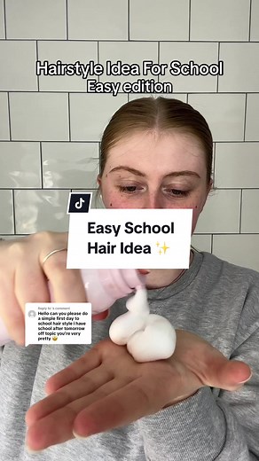 Easy School Hair Idea: Slick Back Hairstyle Tutorial