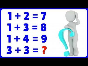 3 + 3 = ❓ For Geniuses Only! Logical Mathematical Sequence 😱 How to Solve It❓ Logical Mathematica...