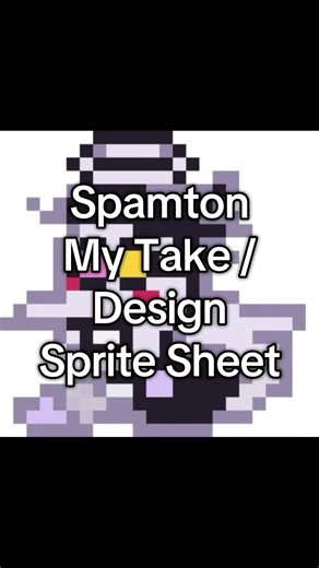 Deltarune: My Unique Spamton Design Sprite Showcase