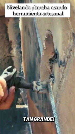 How to level a sheet metal plate with this tool #welding #walding #viral #usa