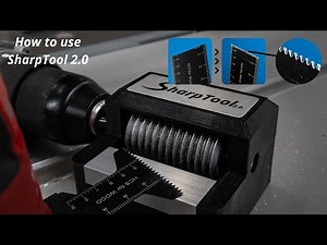 How to sharpen oscillating multi-tool blades with the SharpTool 2.0