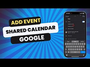 How to Add an Event to a Shared Google Calendar