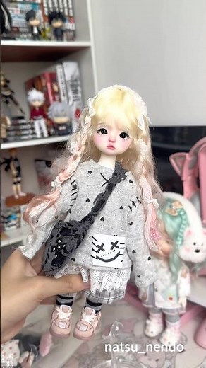 Unboxing bjd 1/6 doll clothes 💗 #bjd #doll #kawaii