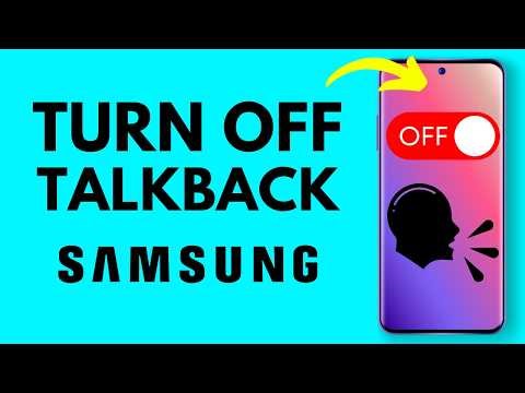 How to Turn Off TalkBack on Samsung Phone - 2026