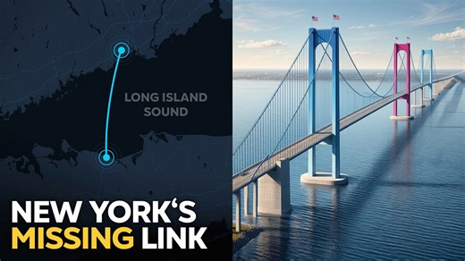 The mega bridge that would bypass New York City