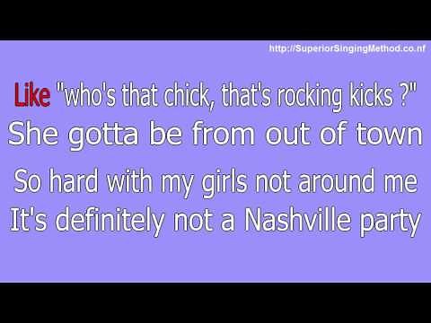 Miley Cyrus - Party In The USA (Karaoke with Lyrics)