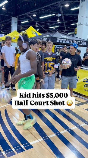 4.2M views · 10K reactions | Hit a half court shot & win 5k 螺 #sneakers #sneakerhead #hypebeast #ballislife | Sole Loco | Facebook