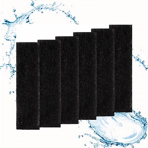 Tawatiler 6 Count Carbon Reducer Filter Pads for Aqueon QuietFlow LED PRO Model 10