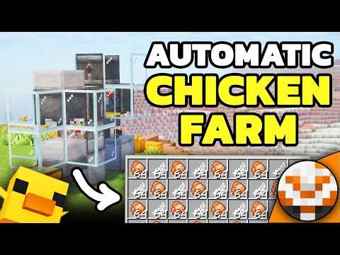 Minecraft EASY Automatic Chicken Farm [1.21 & 26.1]