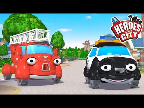 Trading Places - Heroes of the City - Season 2 - EP#05 | Car Cartoons | Car Cartoons