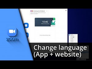 Change Zoom language | Zoom change language ✅ Tutorial