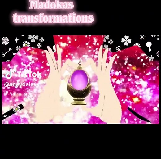 Madoka Kaname's Transformations in Madoka Magica