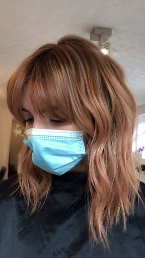 Copper balayage of dreams! @wellahair #balayage #hairtok #hairtransformation