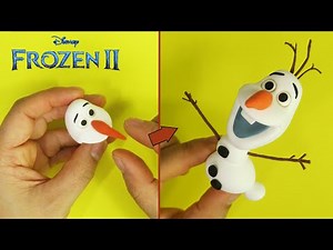 How to make Olaf /Frozen /snowman/air dry clay