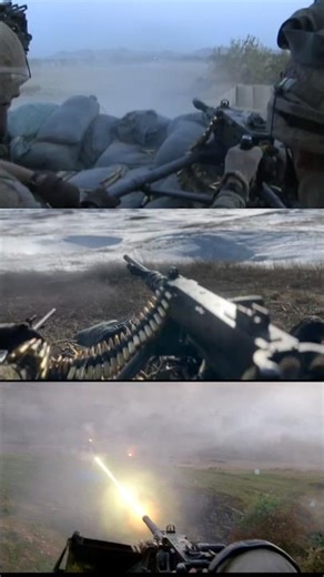 shooting with a Browning 12.7 millimeter #military #forcefree #army #militaryeverything #ww2