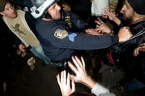 the Brooklyn election night police clash aftermath
