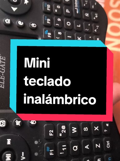 Mini teclado inalámbrico, conexión vía Bluetooth, conectas al televisor la USB y listo, escribe rápido las contraseñas, y busca más rápido el contenido. #mini #teclado #inalambrico #usb #bluetooth