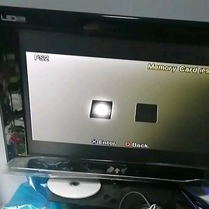 PS2 128M记忆卡 插入后过5秒才能识别出