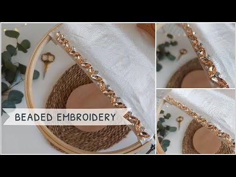 Embroidery for beginners (beads Work) For dress