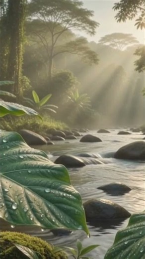 Calm River Sounds 🌿 Relaxing Nature Sounds for Sleep. #nature
