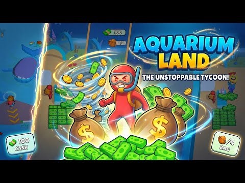 AQUARIUM LAND 💰 The Unstoppable Tycoon! 🐠🔥 