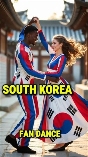 A COUPLE BRINGS KOREAN FAN DANCE TO LIFE 💃🕺✨