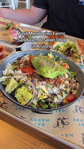 Mendocino Farms is now in Arizona 🥗🥪 @Mendocino Farms is originally from California, bringing their elevated sandwiches, soups, salads and more to Scottsdale, Arizona. My favorites were the chicken parm and the crunch of that avocado and quinoa superfood ensalada. The flavor of this dish was amazing! Also loved that the potato salad had a heavy dill flavor profile to it 📍8777 N Scottsdale Rd Ste 304, Scottsdale, AZ 85253 #salad #sandwich #Scottsdaleaz #healthyfood #Arizonafood