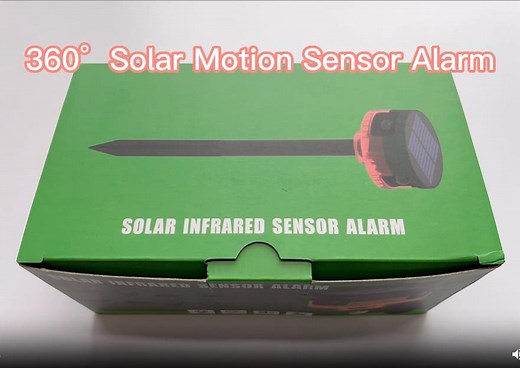 Watch Solar Motion Sensor Alarm Outdoor on Amazon Live