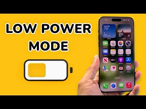 How To Turn ON / OFF Low Power Mode On iPhone