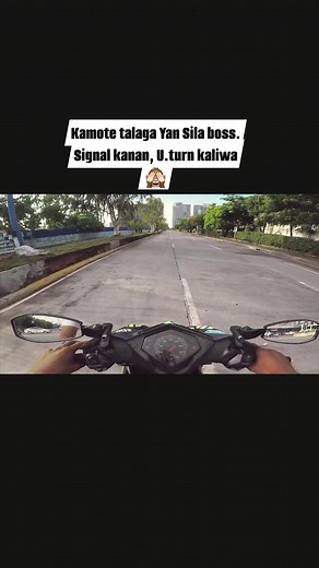 Yan Kasi, kamote Kasi boss 🤦signal kanan tapos U-turn daw sa kaliwa?🙈 #fypシ #highlightsシ゚ #fbreelsfypシ゚viralシ | Rear Disc Brake Conversion Cebu/Moto Disc