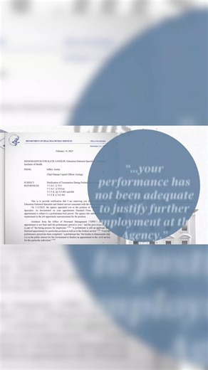 Katie Sandlin left rural Alabama for her dream job at the NIH — only to be laid off three weeks later. She’s one of thousands of federal probationary workers fired by the Trump administration with little warning. CBS News’ Weijia Jiang reports on the impact across key agencies. | CBS Evening News