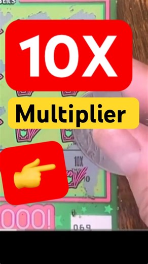 ×10 MULTIPLIER 💥 BOOM! 💥 💵#shorts #scratchers