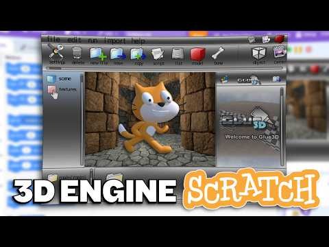Testing the 3D game engine made in Scratch