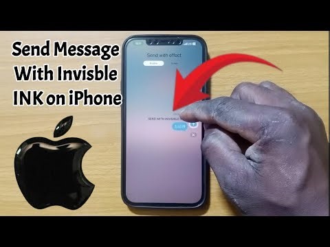 How to Send Message With Invisible INK on iPhone