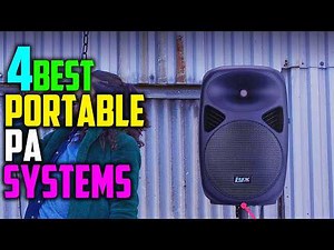 ✅Top 4: Best Portable PA Systems in 2025 -The Best Portable PA Systems {Reviews}