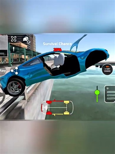 DriveCSX High Speed Car Crashes/Fails/Realistic Impacts🔰Epic Car Driving Simulator Ep.21 Shorts 1