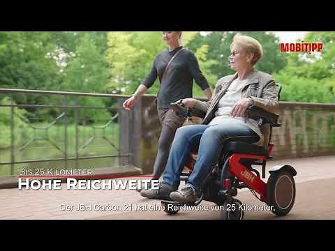 JBH Carbon 21 faltbarer Elektrorollstuhl von Ergoflix