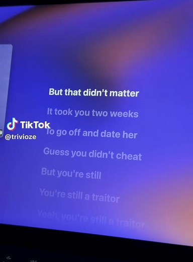 traitor #oliviarodrigo #lyrics #song | traitor