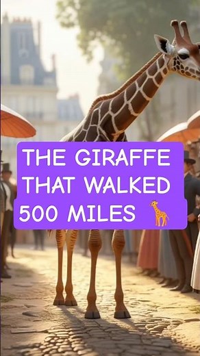 Zarafa: The Giraffe That Walked to Paris 🦒🇫🇷 | #TrueHistory #Zarafa #histobomb #FrenchHistory