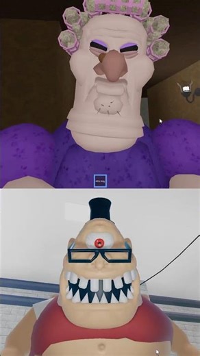 Grumpy Gran vs Mr. Stinky! 😱 #roblox #grumpygran #mrstinky #robloxjumpscare #shorts