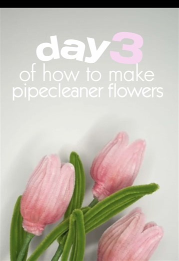 Create Beautiful Pipecleaner Tulip Flowers Easily