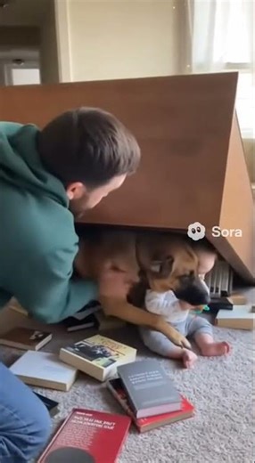 Baby Saved by German shepherd Dog 😱💓 #dog #rescue