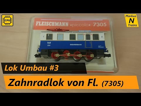 Zahnrad Ellok von Fleischmann - Decoder Einbau Spur-N #3